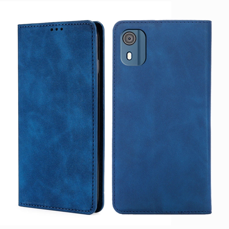 Skin Feel Magnetic Leather Phone Case, For Nokia G42 5G, For Nokia C12, For Nokia C22, For Nokia C32, For Nokia G11 Plus, For Nokia C300 4G US Version, For Nokia C110 4G, For Nokia C02 TA-1522