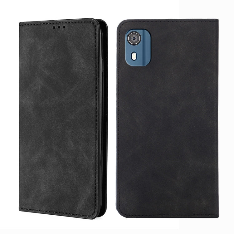 Skin Feel Magnetic Leather Phone Case, For Nokia G42 5G, For Nokia C12, For Nokia C22, For Nokia C32, For Nokia G11 Plus, For Nokia C300 4G US Version, For Nokia C110 4G, For Nokia C02 TA-1522