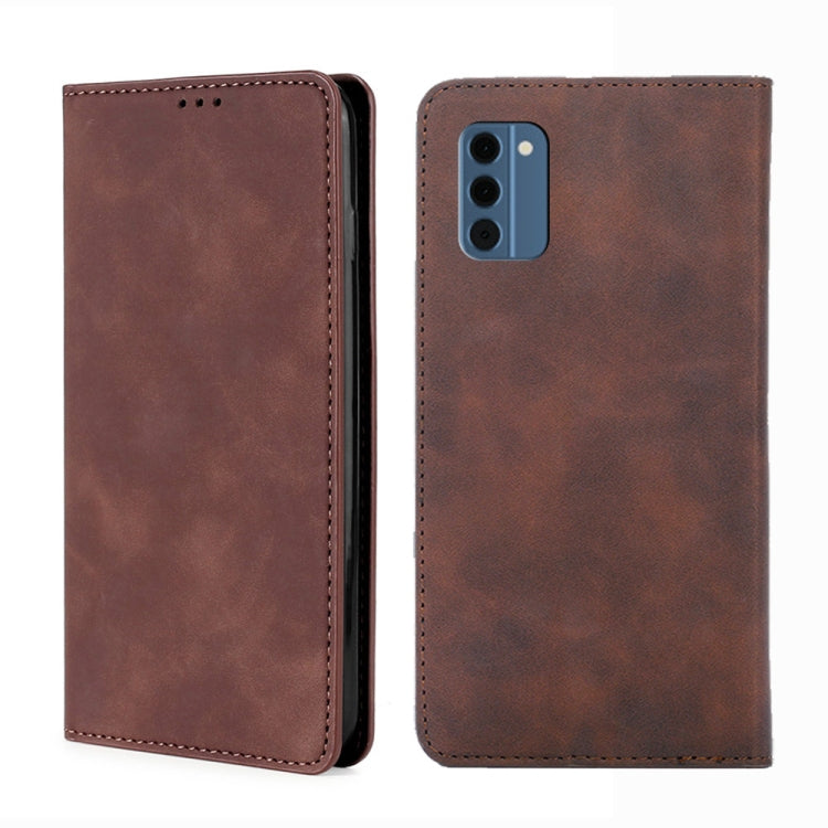 Skin Feel Magnetic Leather Phone Case, For Nokia G42 5G, For Nokia C12, For Nokia C22, For Nokia C32, For Nokia G11 Plus, For Nokia C300 4G US Version, For Nokia C110 4G, For Nokia C02 TA-1522