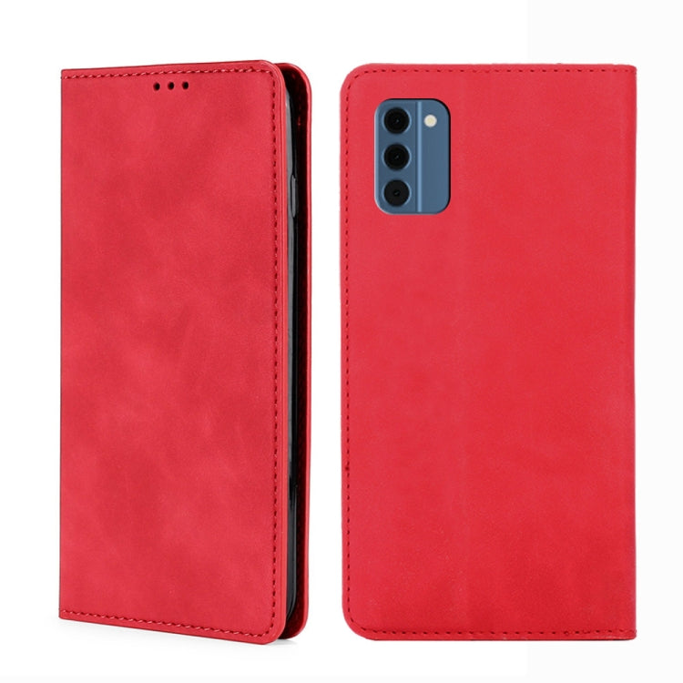 Skin Feel Magnetic Leather Phone Case, For Nokia G42 5G, For Nokia C12, For Nokia C22, For Nokia C32, For Nokia G11 Plus, For Nokia C300 4G US Version, For Nokia C110 4G, For Nokia C02 TA-1522