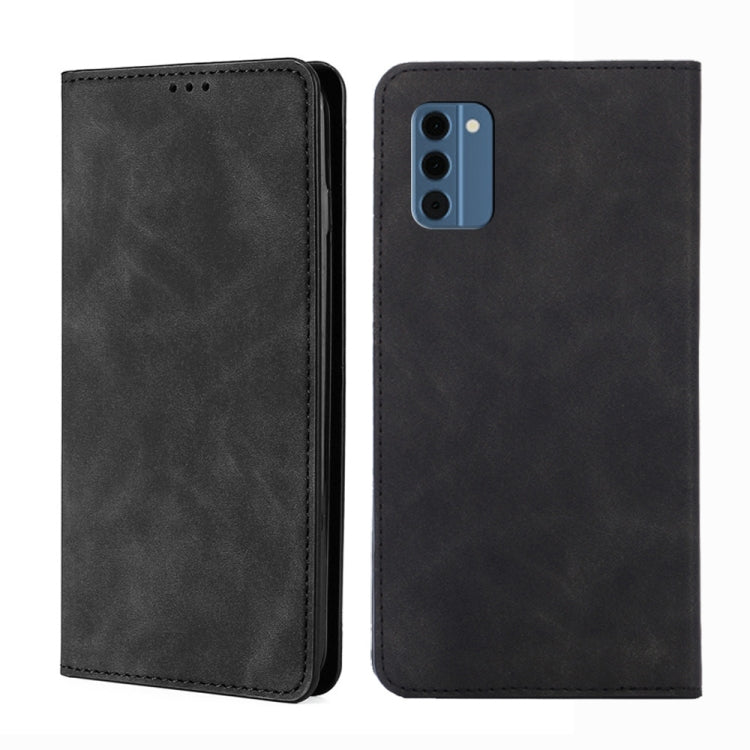 Skin Feel Magnetic Leather Phone Case, For Nokia G42 5G, For Nokia C12, For Nokia C22, For Nokia C32, For Nokia G11 Plus, For Nokia C300 4G US Version, For Nokia C110 4G, For Nokia C02 TA-1522