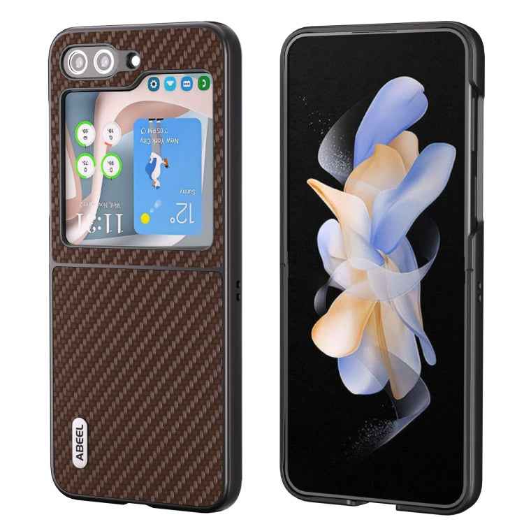 ABEEL Carbon Fiber Texture Protective Phone Case, For Samsung Galaxy Z Flip5