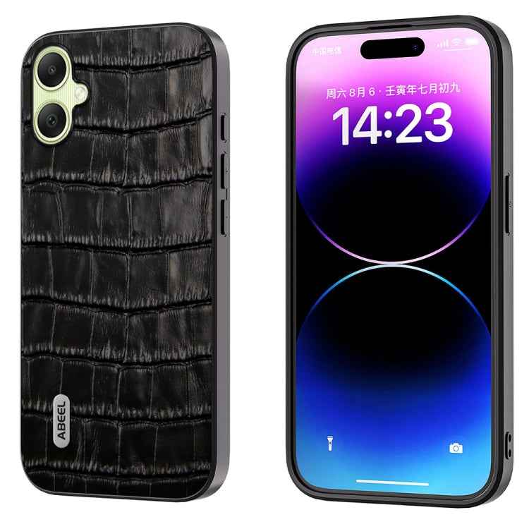 ABEEL Crocodile Texture Genuine Leather Phone Case, For Samsung Galaxy Z Flip6 / Flip7 FE, For Samsung Galaxy Z Fold6, For Samsung Galaxy A05, For Samsung Galaxy S23 FE 5G, For Samsung Galaxy Z Fold5, For Samsung Galaxy Z Flip5