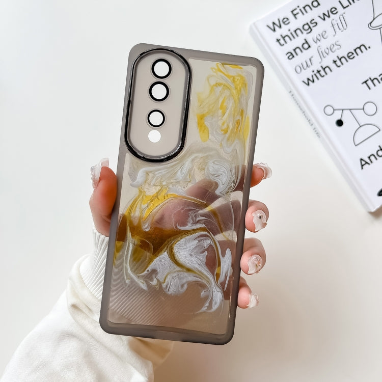 Oil Painting Electroplating TPU Phone Case, For Honor 80 Pro, For Honor 80 SE