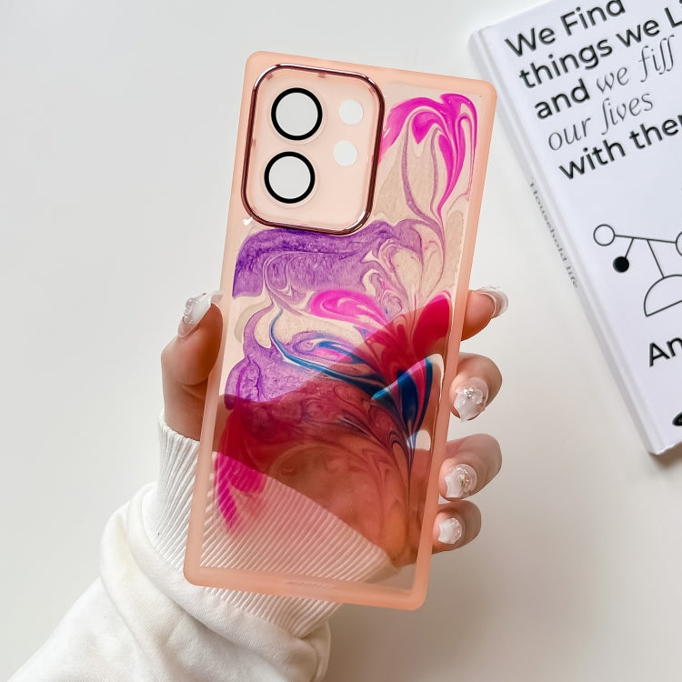 Oil Painting Electroplating TPU Phone Case, For Honor 80 Pro, For Honor 80 SE