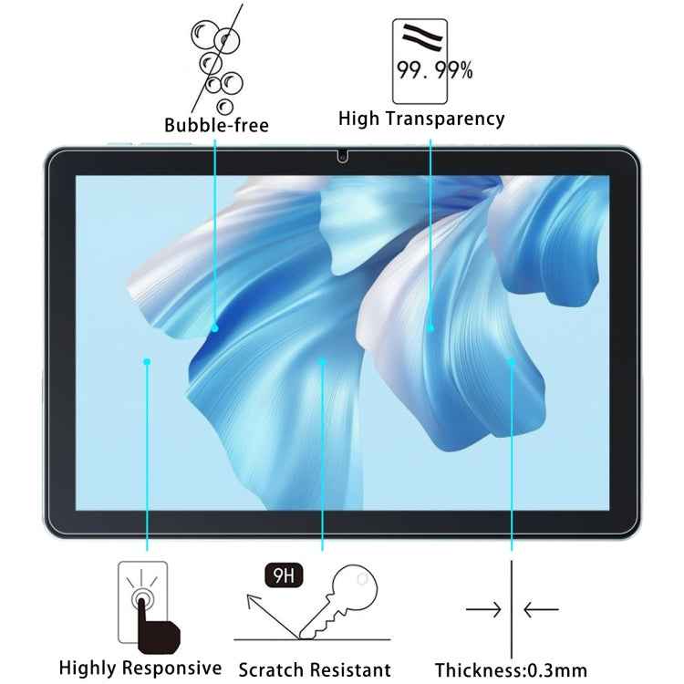9H 2.5D Explosion-proof Tempered Glass Tablet Film