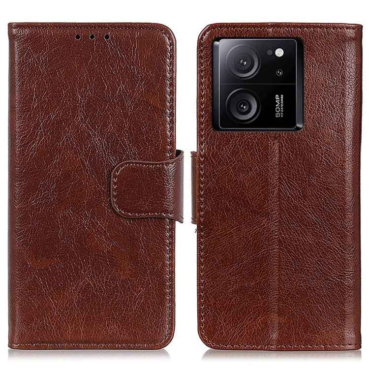 Nappa Texture Horizontal Flip Leather Phone Case