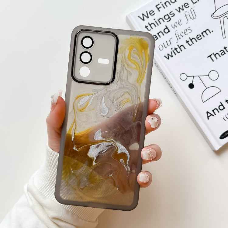 Oil Painting Electroplating TPU Phone Case