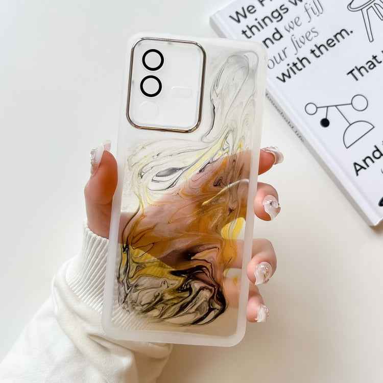 Oil Painting Electroplating TPU Phone Case