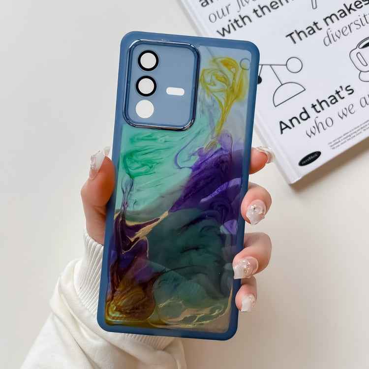 Oil Painting Electroplating TPU Phone Case