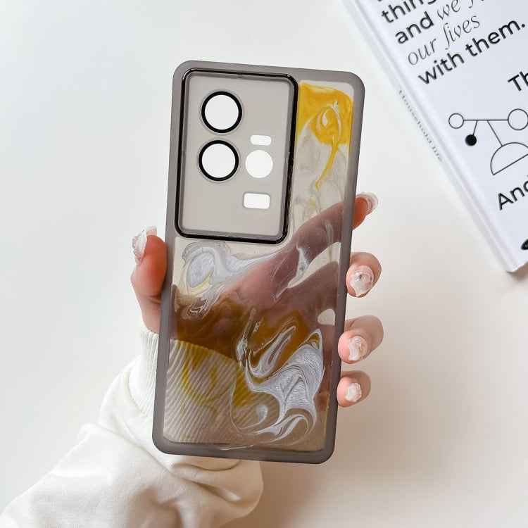 Oil Painting Electroplating TPU Phone Case