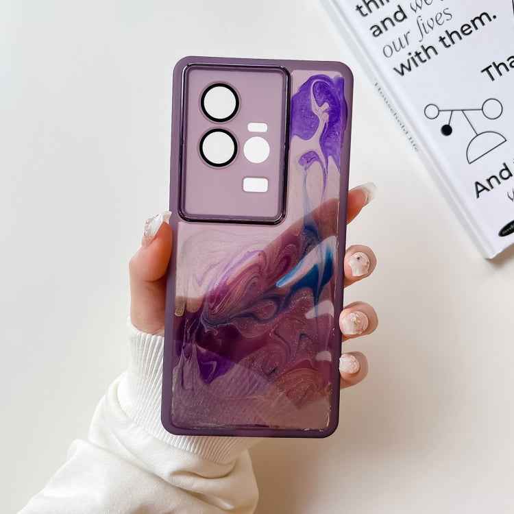 Oil Painting Electroplating TPU Phone Case