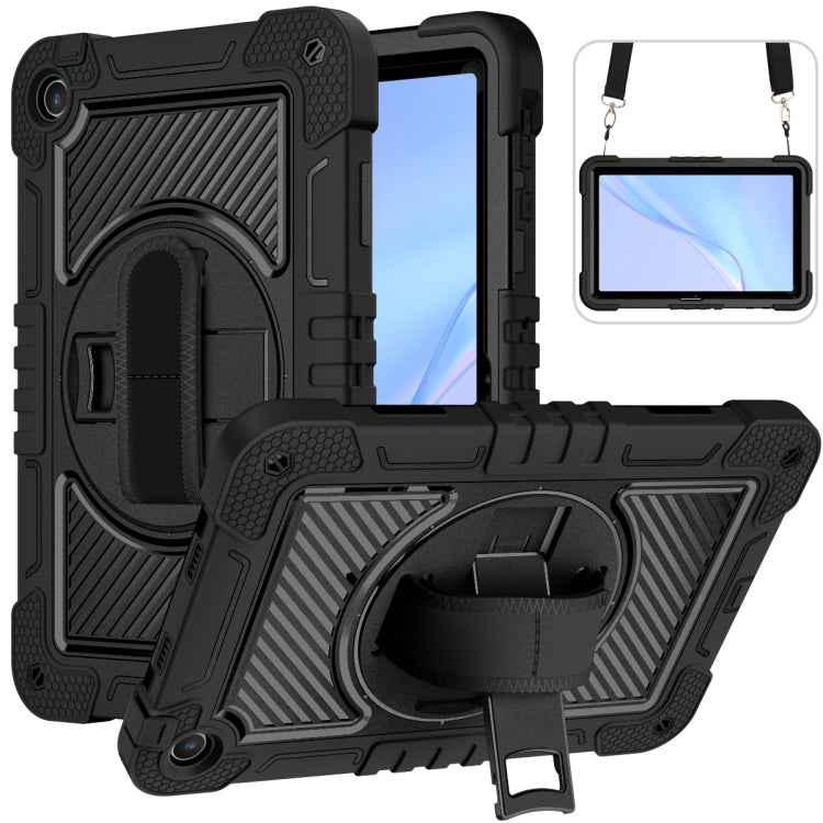 360 Degree Rotation PC Contrast Silicone Tablet Case