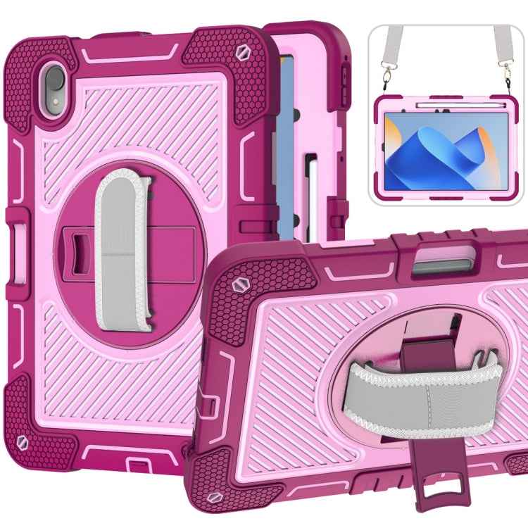 360 Degree Rotation PC Contrast Silicone Tablet Case