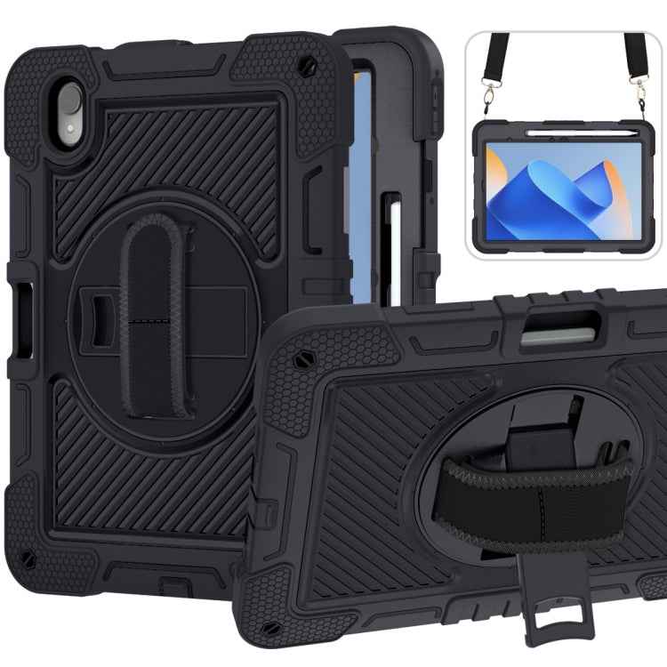 360 Degree Rotation PC Contrast Silicone Tablet Case