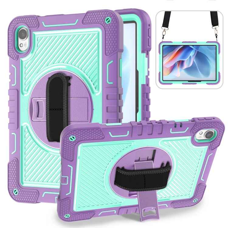 360 Degree Rotation PC Contrast Silicone Tablet Case