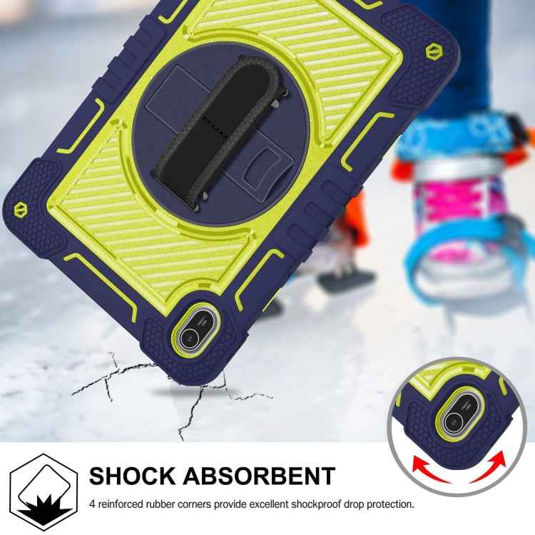 360 Degree Rotation PC Contrast Silicone Tablet Case