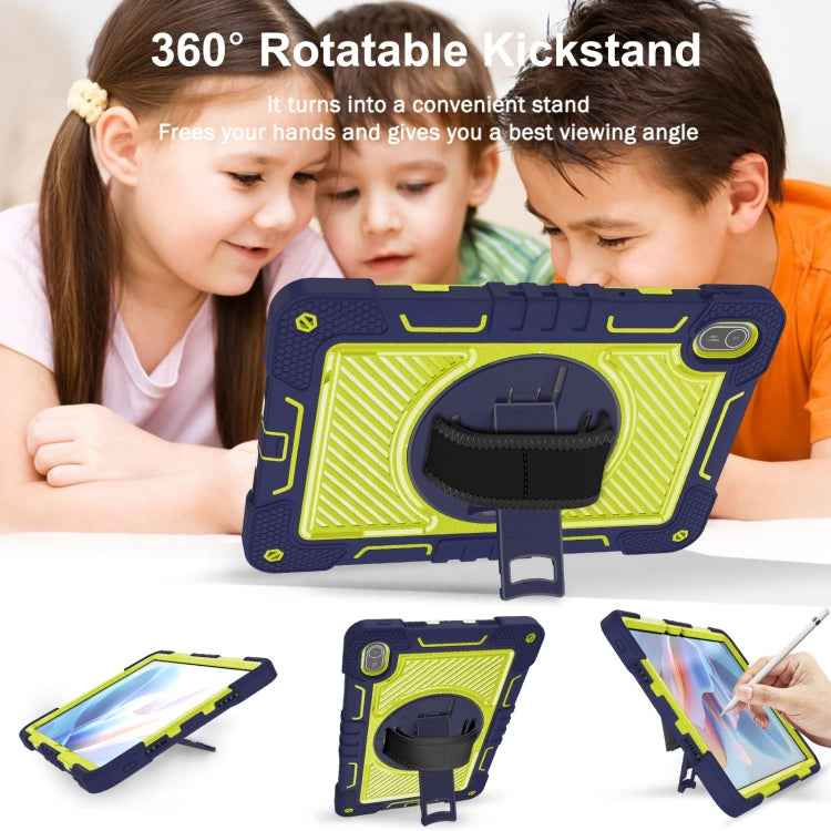 360 Degree Rotation PC Contrast Silicone Tablet Case