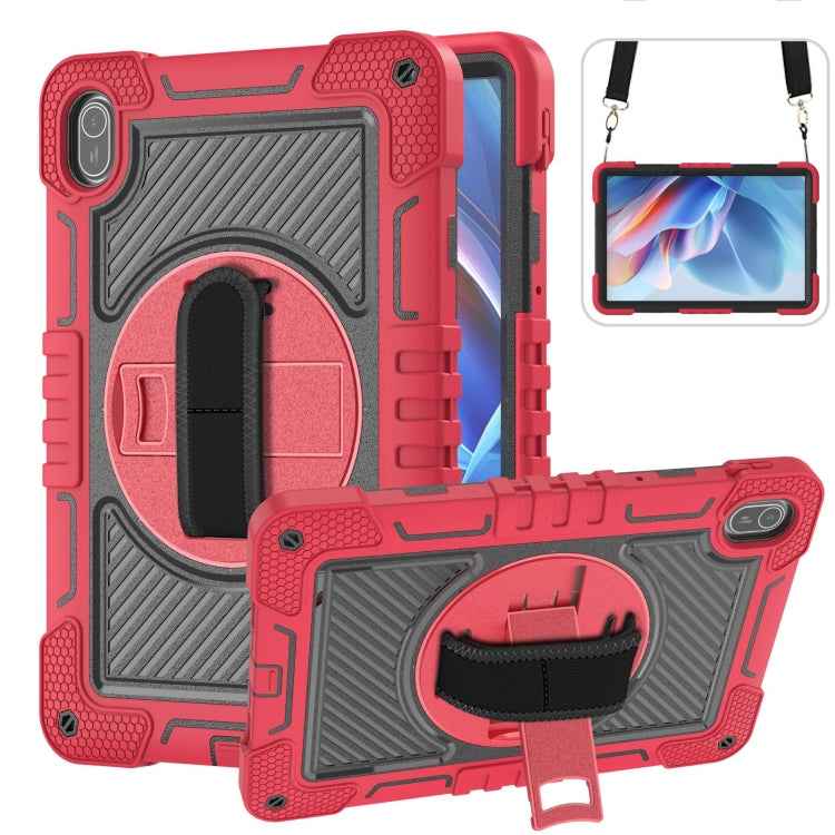 360 Degree Rotation PC Contrast Silicone Tablet Case