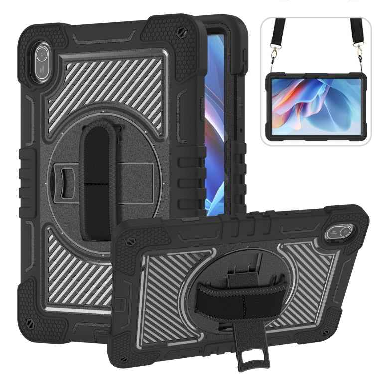 360 Degree Rotation PC Contrast Silicone Tablet Case