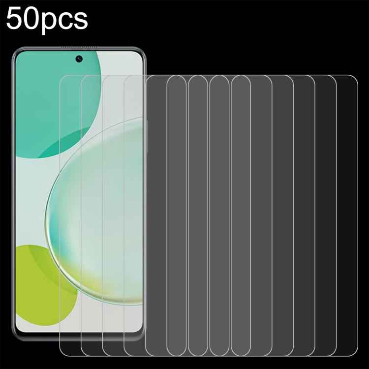 50pcs 0.26mm 9H 2.5D Tempered Glass Film, For Huawei nova Y71 (50 PCS), For Huawei Enjoy 60 Pro (50 PCS)