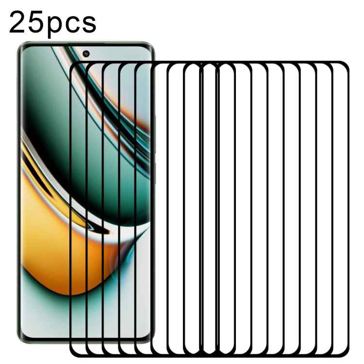 25pcs 3D Curved Edge Full Screen Tempered Glass Film