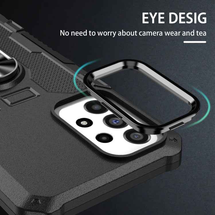 Ring Holder Armor Hybrid Phone Case, For vivo V27e, For vivo Y02, For vivo V27