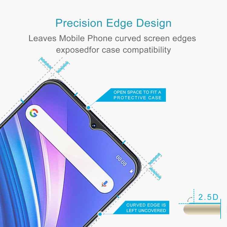 10pcs 0.26mm 9H 2.5D Tempered Glass Film, For CUBOT P80, For CUBOT P60 (10 PCS)