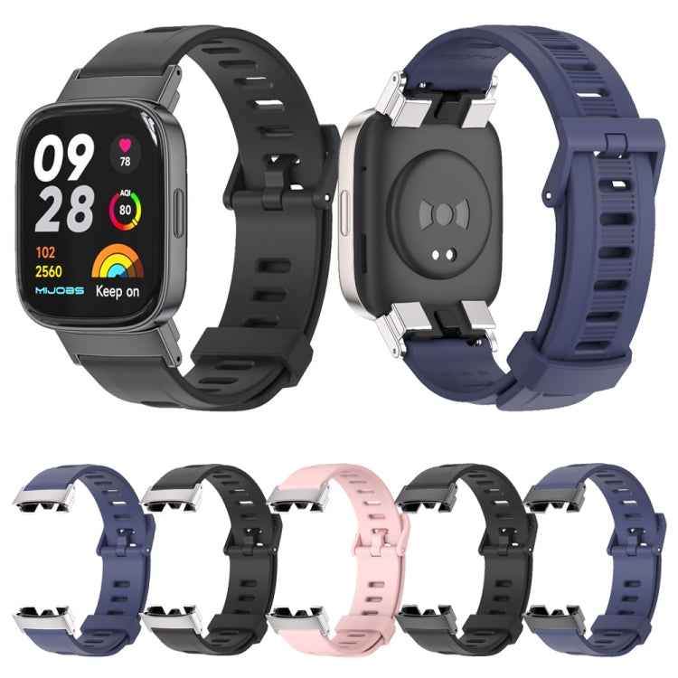 Mijobs Flat Hole Breathable TPU Watch Band