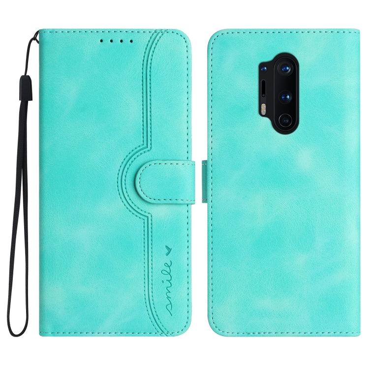 Heart Pattern Skin Feel Leather Phone Case, For OnePlus 9, For OnePlus 8 Pro
