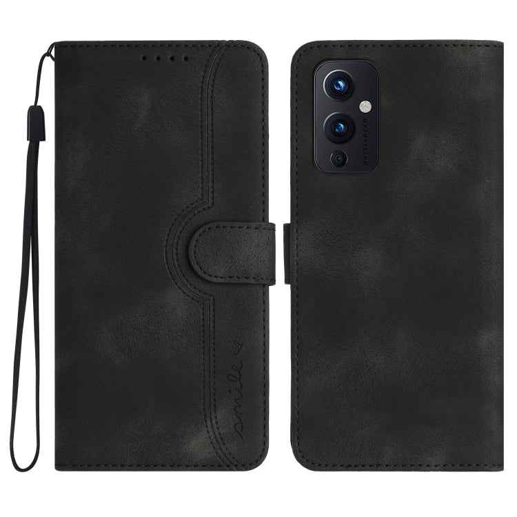 Heart Pattern Skin Feel Leather Phone Case, For OnePlus 9, For OnePlus 8 Pro