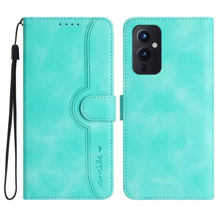 Heart Pattern Skin Feel Leather Phone Case, For OnePlus 9 Pro, For OnePlus 9, For OnePlus 8 Pro