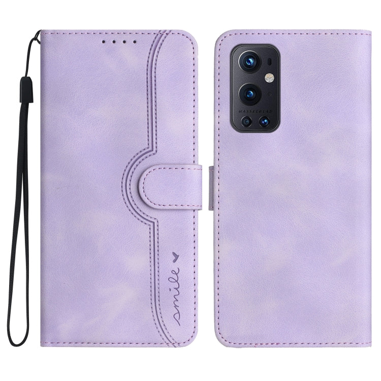 Heart Pattern Skin Feel Leather Phone Case, For OnePlus 9 Pro, For OnePlus 9, For OnePlus 8 Pro