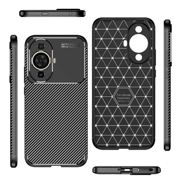 Carbon Fiber Texture Shockproof TPU Phone Case