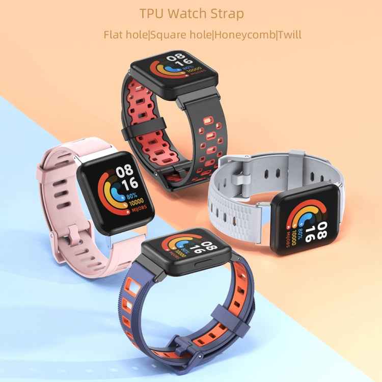 Mijobs Honeycomb Texture TPU Watch Band
