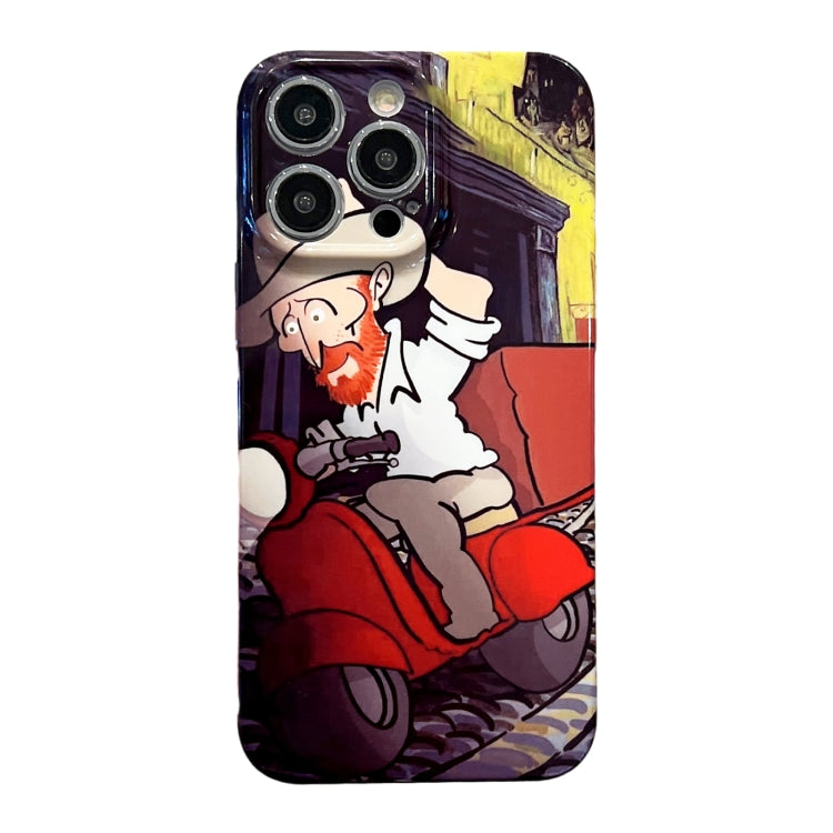 Oil Painting Pattern Glossy PC Phone Case, For iPhone X / XS, For iPhone XR, For iPhone XS Max, For iPhone 8 Plus / 7 Plus