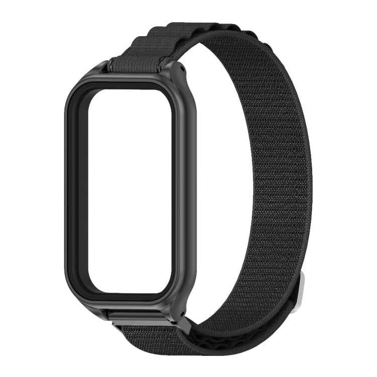 Mijobs Metal Shell Nylon Breathable Watch Band