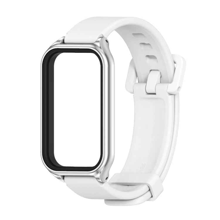 Mijobs Metal Shell Silicone Watch Band