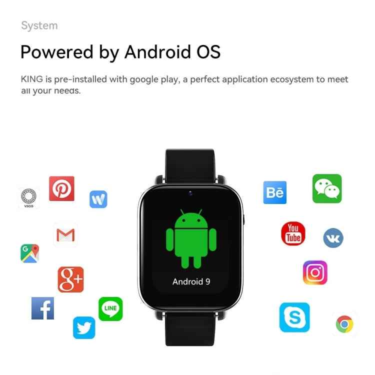 Z20 1.75 inch Screen 4G LTE Smart Watch Android 9 OS