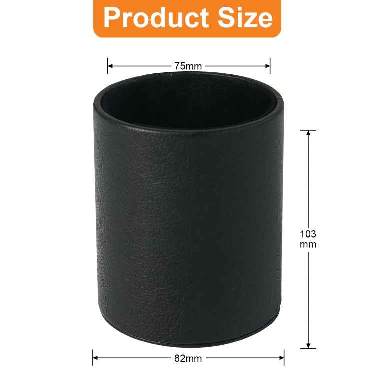 PU Leather Tool Storage Box Desktop Pen Holder