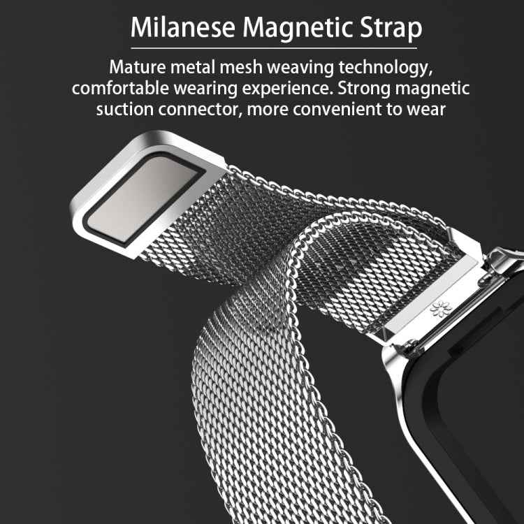 Mijobs Metal Shell + Milan Buckle Metal Watch Band