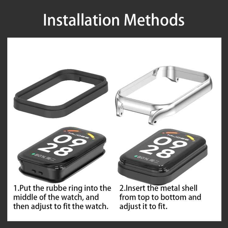 Mijobs Metal Shell + Milan Buckle Metal Watch Band