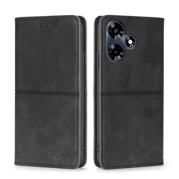 Cow Texture Magnetic Leather Phone Case, For Infinix Hot 30 4G