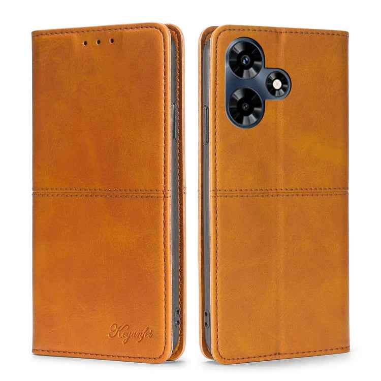 Cow Texture Magnetic Leather Phone Case, For Infinix Hot 30 4G