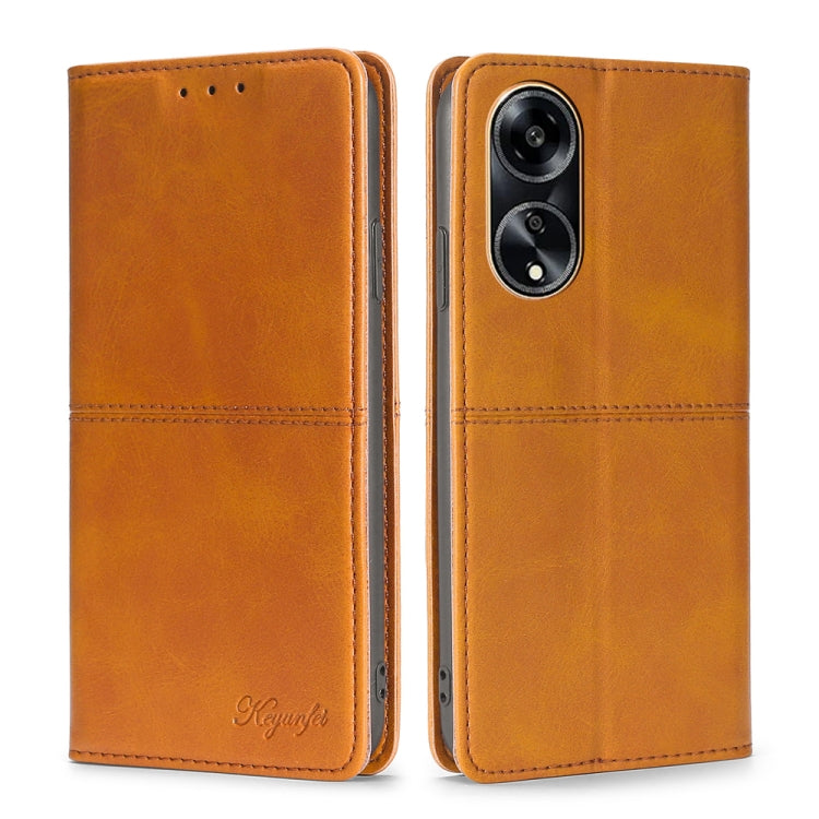 Cow Texture Magnetic Leather Phone Case, For OPPO Reno12 5G Global, For OPPO A60 4G Global, For OPPO Reno11 F 5G, For OPPO Find X7 5G, For OPPO Find X7 Ultra 5G, For OPPO Reno10 Pro+ 5G, For OPPO A1 5G