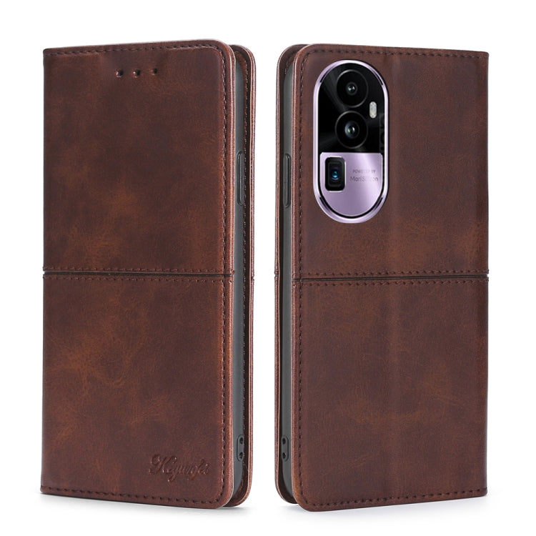 Cow Texture Magnetic Leather Phone Case, For OPPO Reno12 5G Global, For OPPO A60 4G Global, For OPPO Reno11 F 5G, For OPPO Find X7 5G, For OPPO Find X7 Ultra 5G, For OPPO Reno10 Pro+ 5G, For OPPO A1 5G