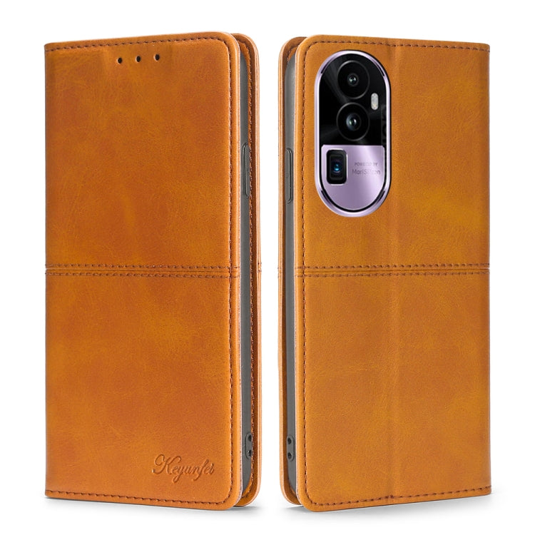 Cow Texture Magnetic Leather Phone Case, For OPPO Reno12 5G Global, For OPPO A60 4G Global, For OPPO Reno11 F 5G, For OPPO Find X7 5G, For OPPO Find X7 Ultra 5G, For OPPO Reno10 Pro+ 5G, For OPPO A1 5G