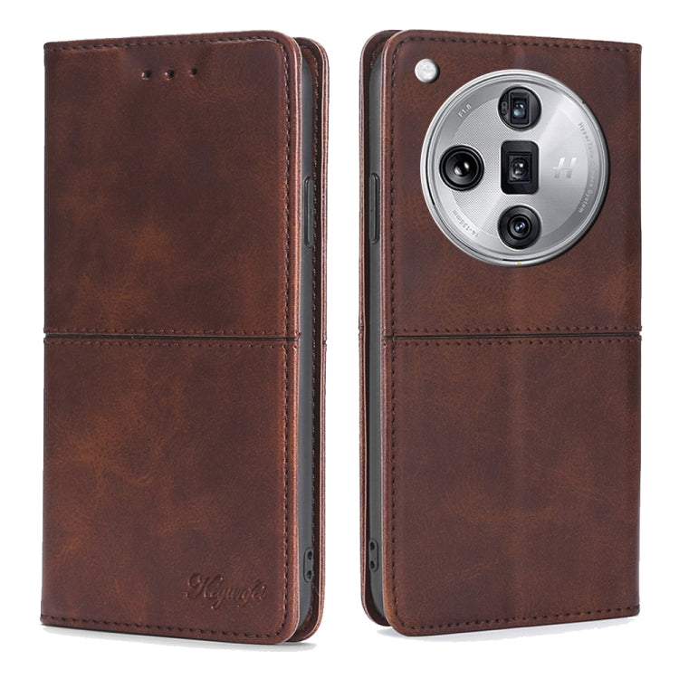 Cow Texture Magnetic Leather Phone Case, For OPPO Reno12 5G Global, For OPPO A60 4G Global, For OPPO Reno11 F 5G, For OPPO Find X7 5G, For OPPO Find X7 Ultra 5G, For OPPO Reno10 Pro+ 5G, For OPPO A1 5G
