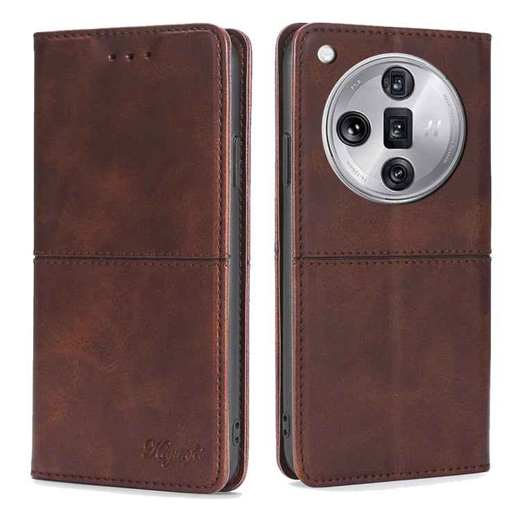 Cow Texture Magnetic Leather Phone Case, For OPPO Find X7 5G, For OPPO Find X7 Ultra 5G, For OPPO Reno10 Pro+ 5G, For OPPO A1 5G