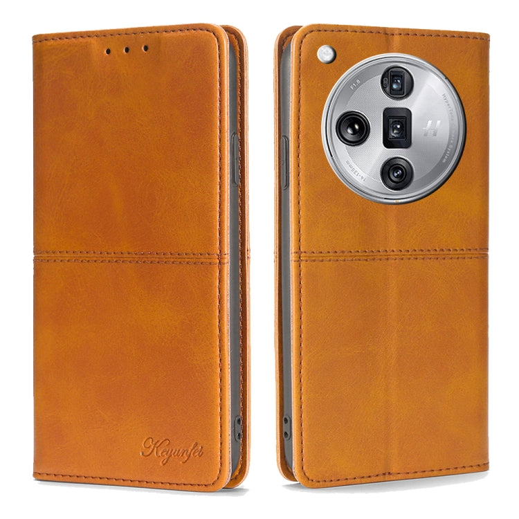 Cow Texture Magnetic Leather Phone Case, For OPPO Reno12 5G Global, For OPPO A60 4G Global, For OPPO Reno11 F 5G, For OPPO Find X7 5G, For OPPO Find X7 Ultra 5G, For OPPO Reno10 Pro+ 5G, For OPPO A1 5G